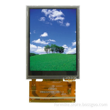 3.2-inch TFT LCD Module with 240 x 320-pixel Resolution and Touch Panel, Supports CPU/RGB Interface